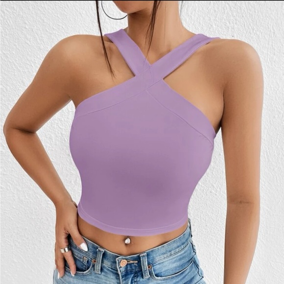 Tops - Crop Wide Strap Top